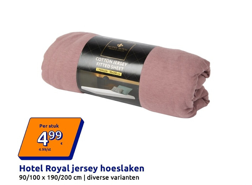 Hotel Royal jersey hoeslaken