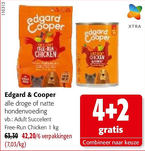 Edgard & Cooper Adult Succelent Free-Run Chicken 1 kg