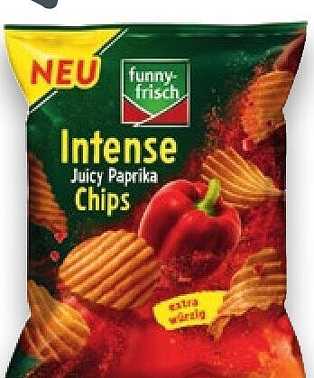 FUNNY FRISCH Intense Chips Juicy Paprika 110 g