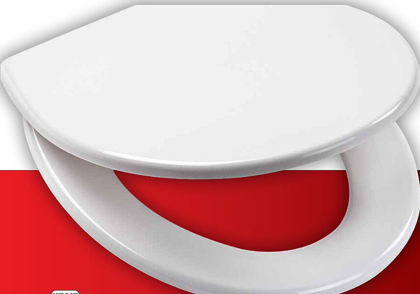 AquaVive toiletzitting Duroplast, wit