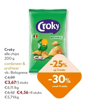 Croky alle chips 200 g