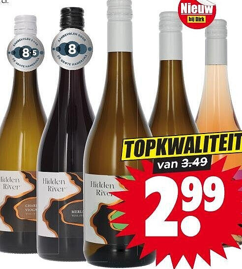 Hidden River wijn 75 cl