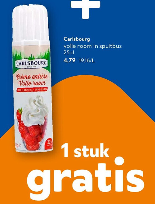Carlsbourg volle room in spuitbus 25 cl