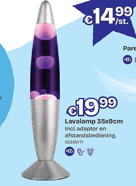 Lavalamp 35x9cm
