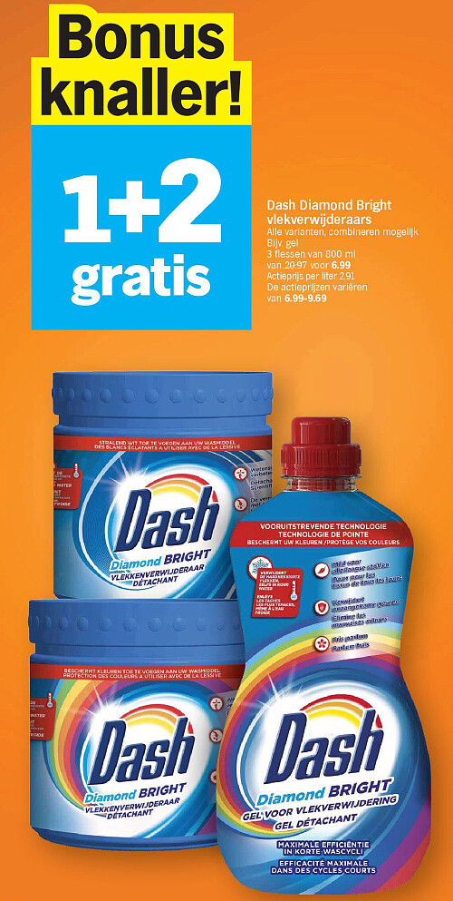 Dash Diamond Bright vlekverwijderaars