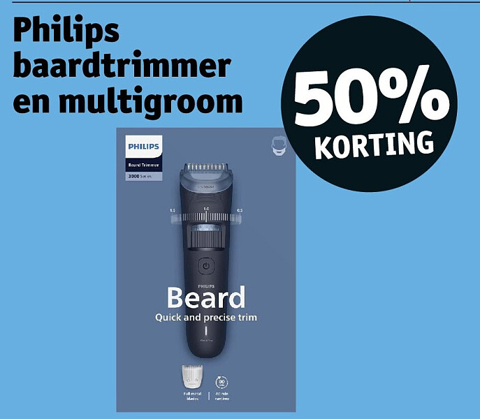Philips baardtrimmer en multigroom