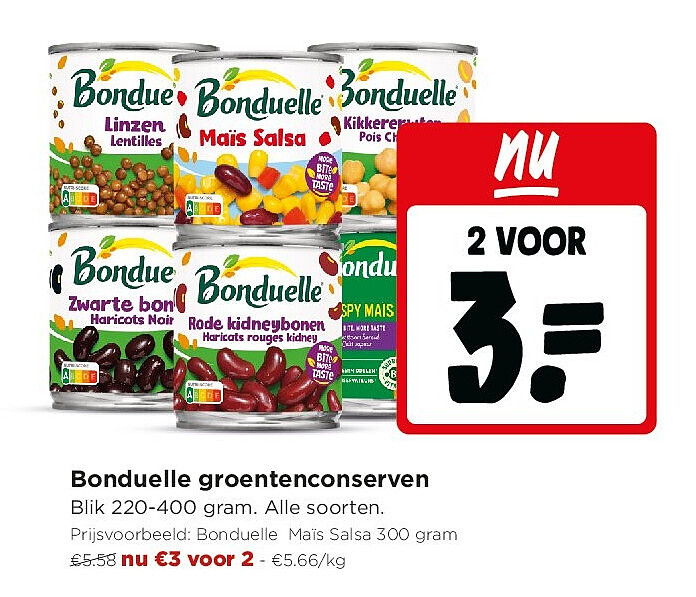Bonduelle groentenconserven