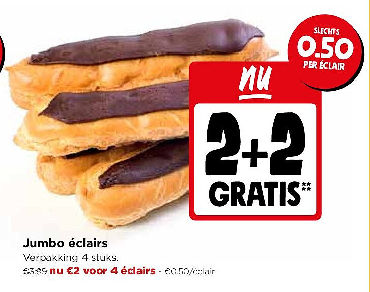 Jumbo éclairs