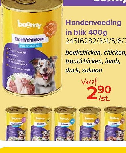 Hondenvoeding in blik 400 g