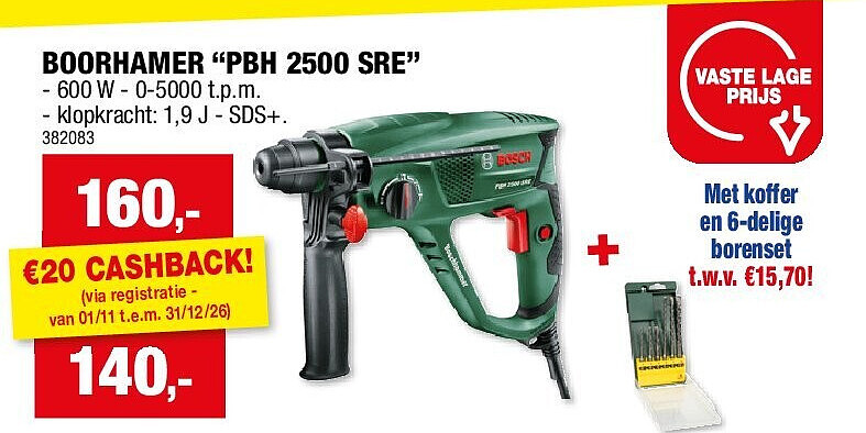 BOORHAMER “PBH 2500 SRE”