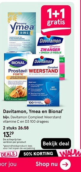 Davitamon, Ymea en Bional