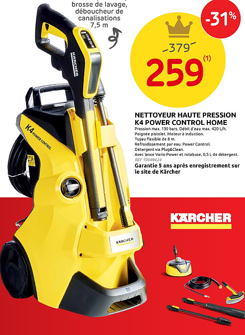 Nettoyeur haute pression K4 Power Control Home