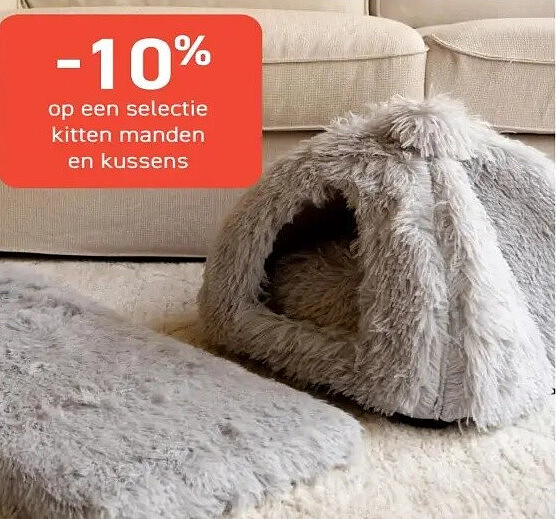 Kattenmanden en kussens