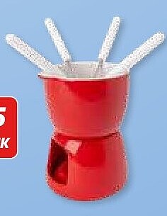 Fondue set + 4 vorkjes
