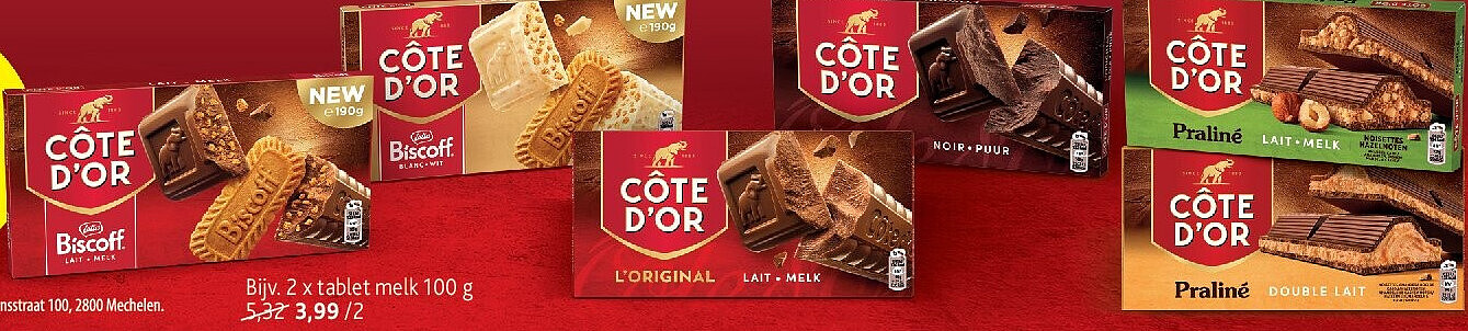 Côte d'Or tabletten