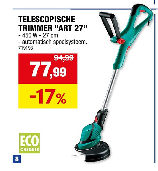 TELESCOPISCHE TRIMMER “ART 27”
