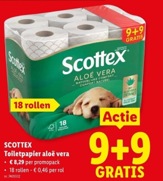 Toiletpapier aloë vera