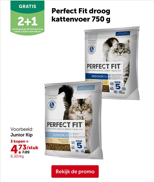 Perfect Fit droog kattenvoer 750 g