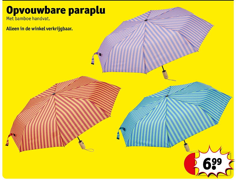 Opvouwbare paraplu