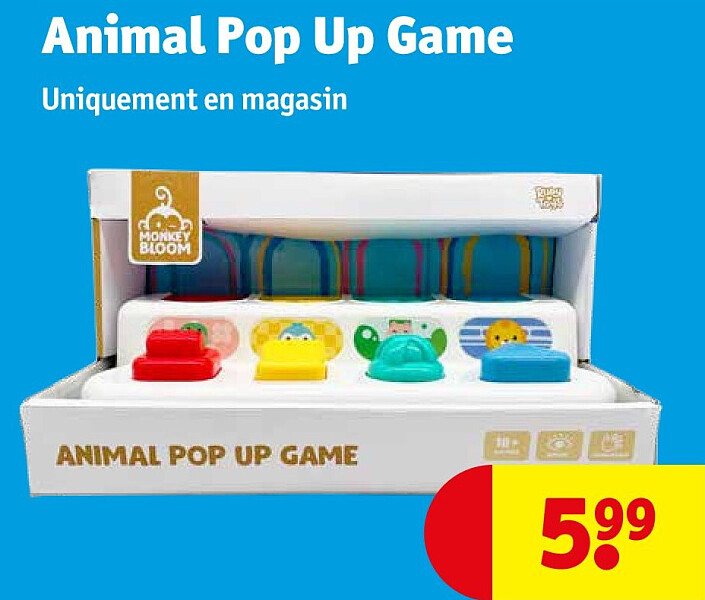Animal Pop Up Game