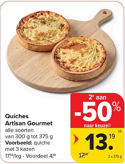 Quiches Artisan Gourmet