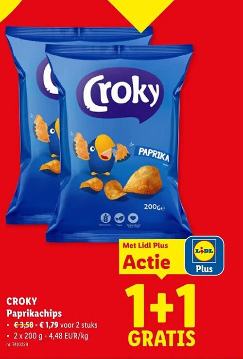 CROKY Paprikachips