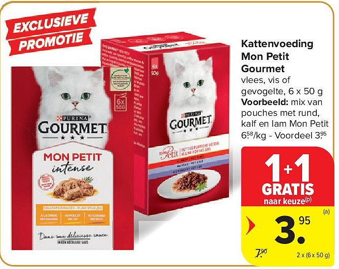 Kattenvoeding Mon Petit Gourmet