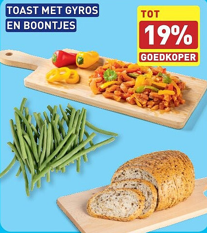 TOAST MET GYROS EN BOONTJES