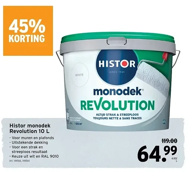 Histor monodek Revolution 10 L