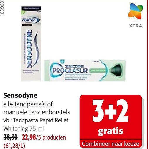 Sensodyne Tandpasta Rapid Relief Whitening 75 ml