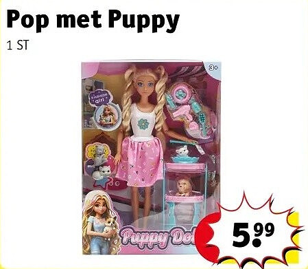 Pop met Puppy