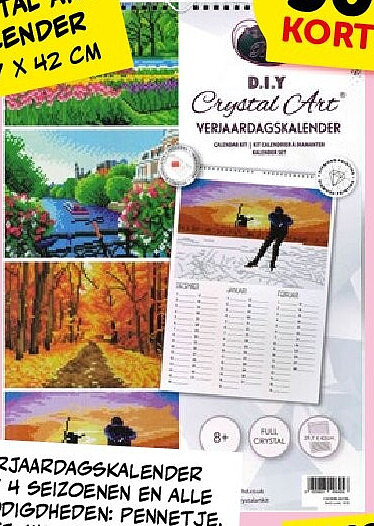 Crystal Art kalender 29,7 x 42 cm