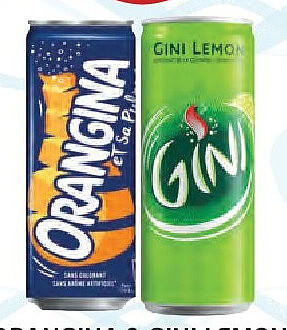 Orangina & Gini Lemon 6 x 33 cl