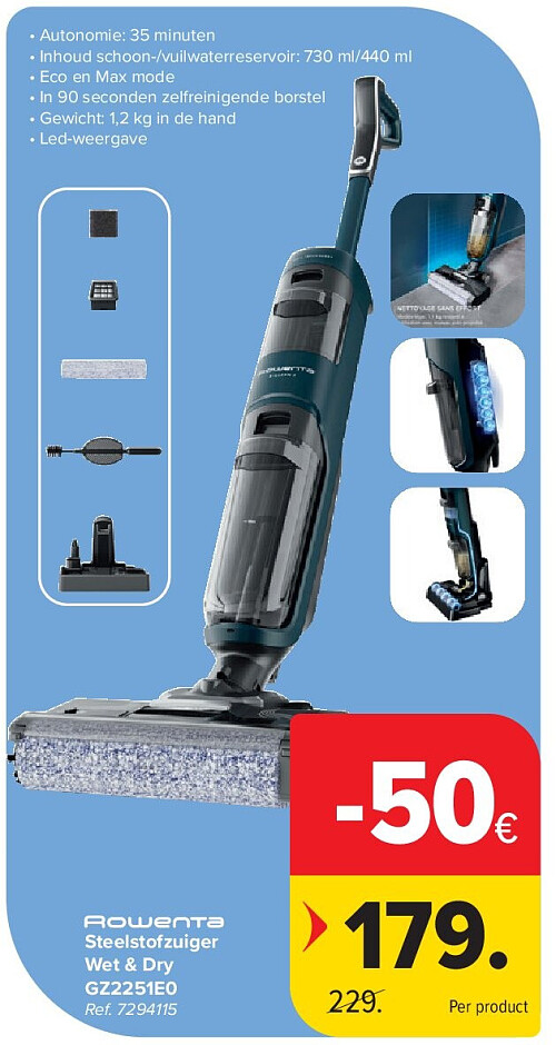 Steelstofzuiger Wet & Dry GZ2251E0