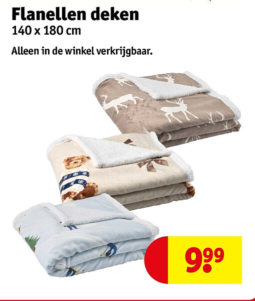Flanellen deken