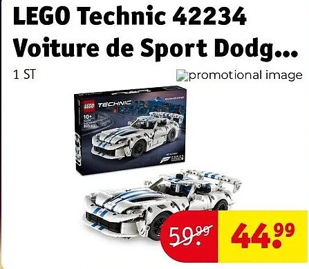 LEGO Technic 42234 Voiture de Sport Dodg.