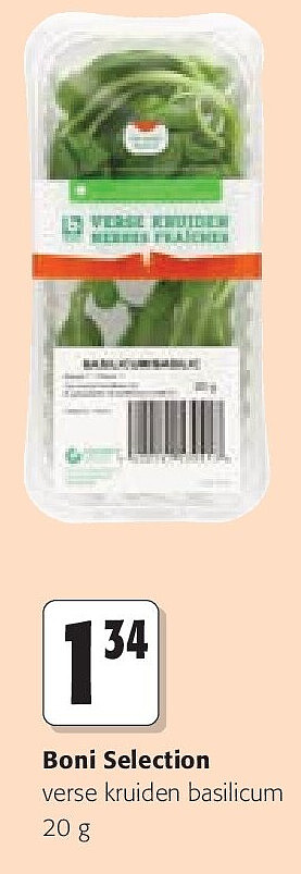 Boni Selection verse kruiden basilicum 20 g