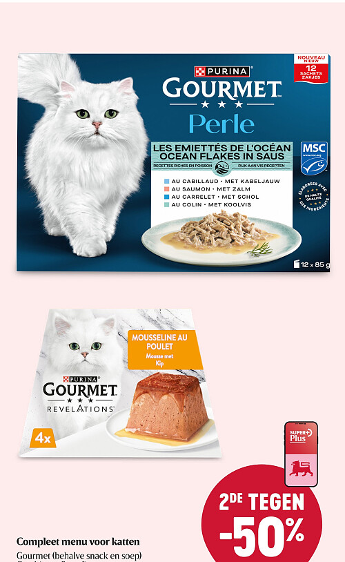 Compleet menu voor katten