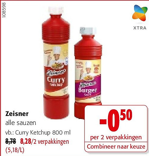 Zeisner Curry Ketchup 800 ml