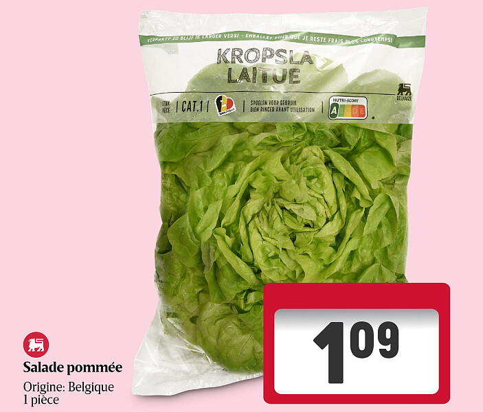 Salade pommée
