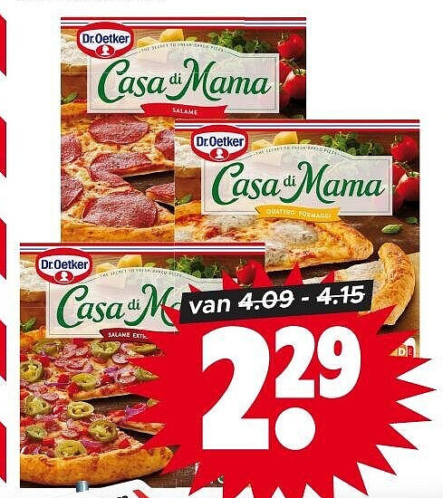 Dr. Oetker Casa di Mama pizza