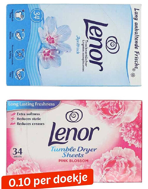 Lenor drogerdoekjes