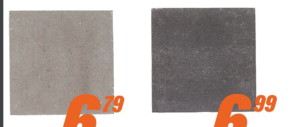 Terrastegel beton 50 x 50 x 4,5 cm