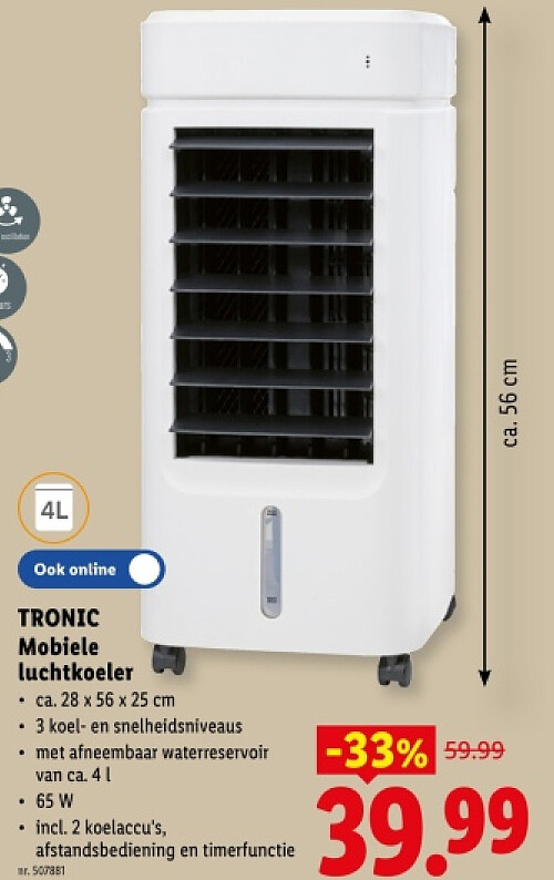 Mobiele luchtkoeler