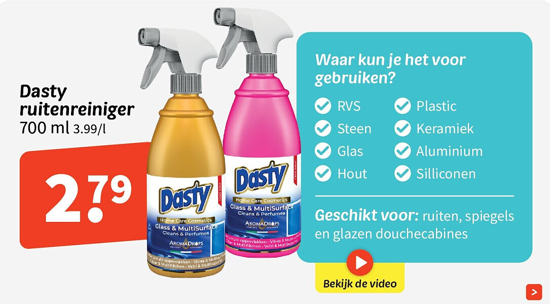 Dasty ruitenreiniger