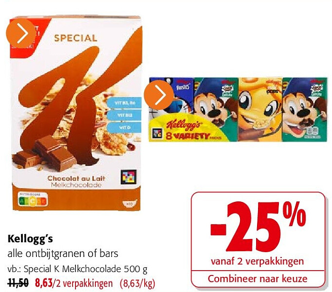 Kelloggās Special K Melkchocolade 500 g