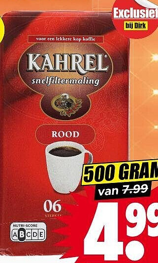 Kahrel filterkoffie