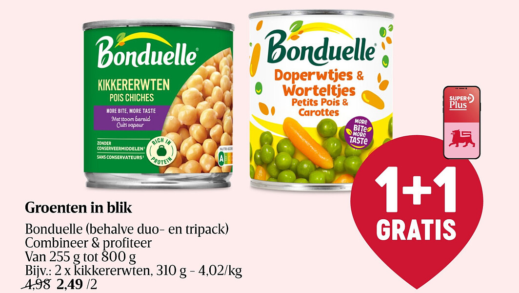 Groenten in blik