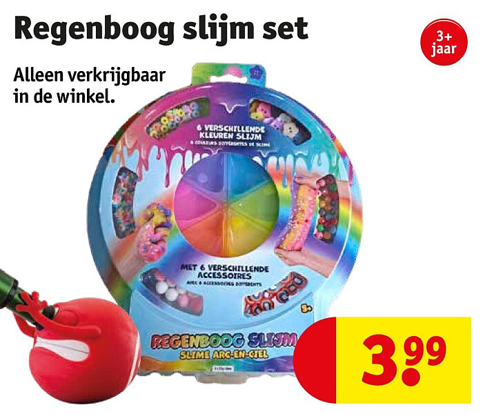 Regenboog slijm set