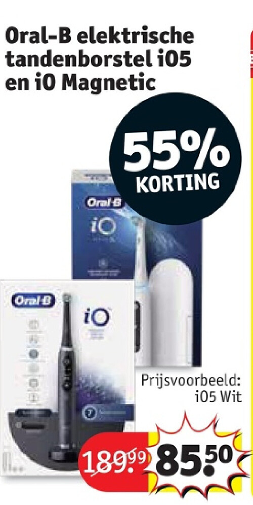 Oral-B elektrische tandenborstel iO5 en iO Magnetic